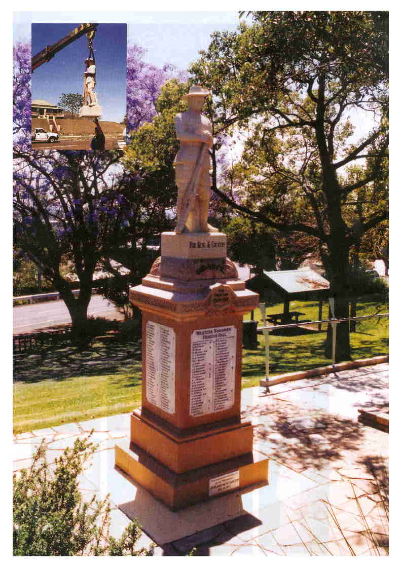 Australian Soldier statue J H Wagner