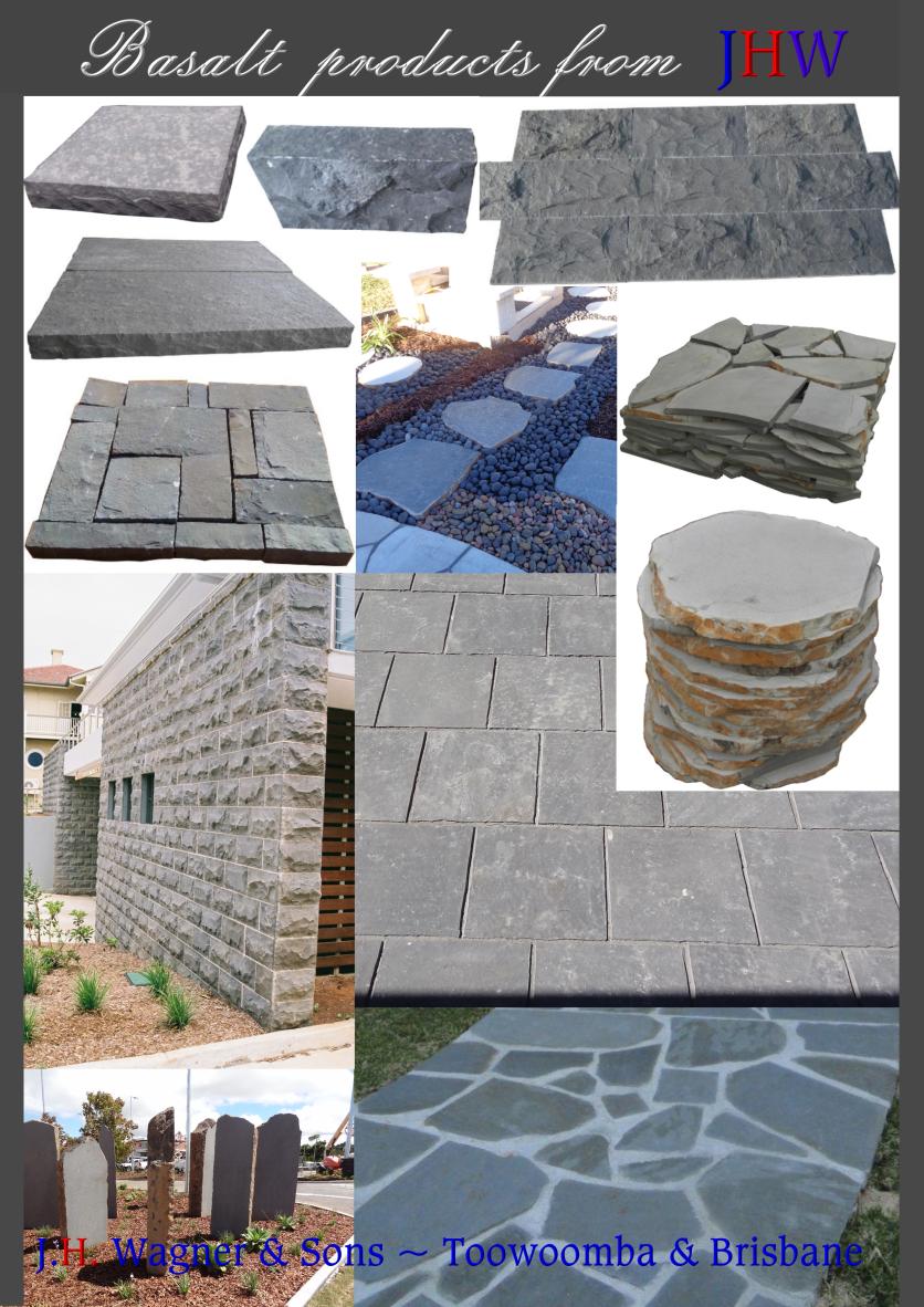 Basalt products from J.H. Wagner & Sons