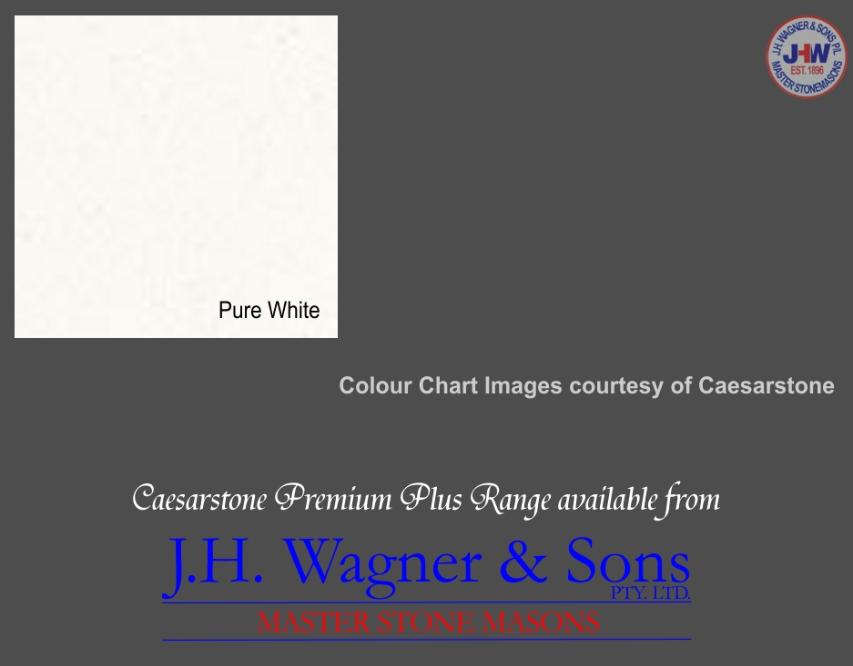 Caesarstone Premium Plus Range available from J.H. Wagner & Sons.