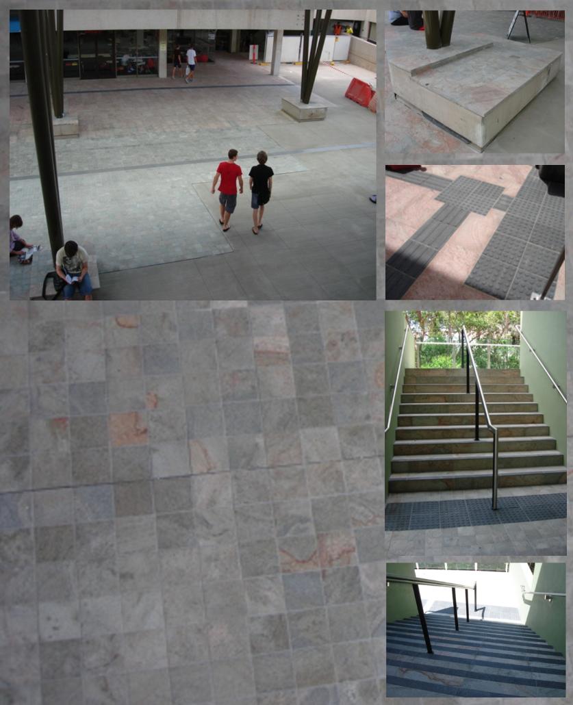 Griffith University Brisbane granite paving by J.H. Wagner & Sons.