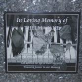 Lawn Plaque supplied by J.H. Wagner & Sons.