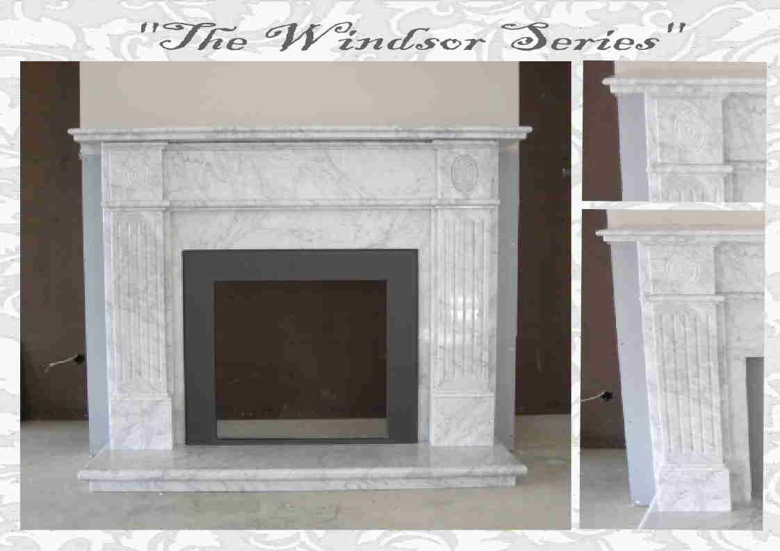 Windsor Marble Fireplace from J.H. Wagner & Sons.