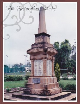 Toogoolawah War Memorial Pre-Restoration Works