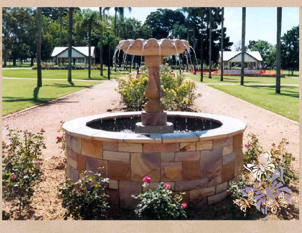 Newtown Park Sandstone Fountain