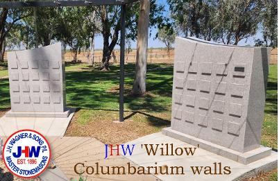 Willow Columbarium walls from J H Wagner 